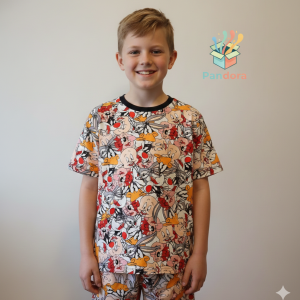 Pijama Short + Remera LooneyToons